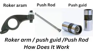 Rocker arm / Push rod / Guide / How Does it Work