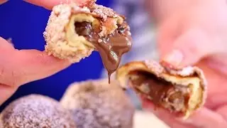 Nutella doughnut holes are surprisingly easy to make