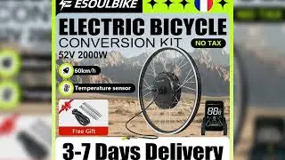 A must-have product!&nbsp;ESOULBIKE Electric bicycle kit e-bike Rear 52V 2000W ebike Electric bike Conv