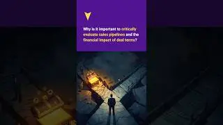 Why is it important to critically evaluate sales pipelines and the financial impact of deal terms?