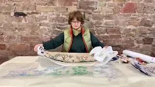 Sunday Antique Crewel Work Collection Video #45   The American Pelmet