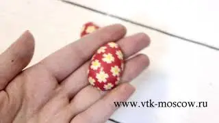 41131 Форма лист БЛИСТЕРШОК ЯЙЦО КРАСНЫЙ ФОН 15 шт