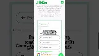 Find out your Italian level with this free online level test
