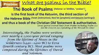 Winter Weather Service: The Book of Psalms & Psalm 1