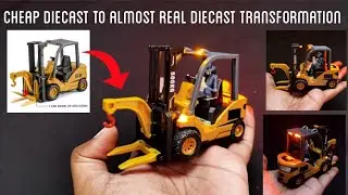 How To Make Over Cheap Diecast To Almost Real Diecast Completed With Light Installation #toturial