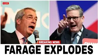 JUST IN! &lrm;Farage EXPLODES Following Starmer's Six-Word Response On Leadership Doubts