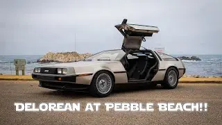 Twin Turbo Delorean Does Monterey Car Week!!