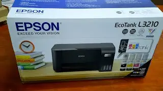 HOW TO INSTALL EPSON ECOTANK L3210 | INK CHARGING | UNBOXING