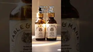 Fable & Mane hair oil full review #shortsvideo #fableandmane #hairoil #haircare