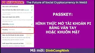 Pi Network: Passkey - a way to open a Pi account using fingerprint or face