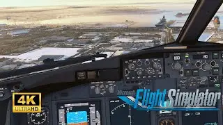 MSFS 2020 SO REAL! WOW GRAPHICS | Challenging LANDING Brindisi ITALY | PMDG BOEING 737 |