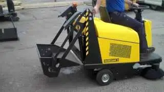 Ride On Sweeper Demonstration by Morclean