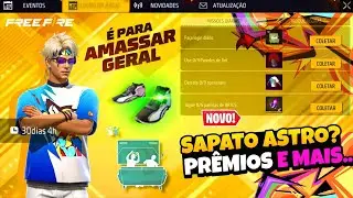 GARENA T&Aacute; DOIDA! 1&deg; EMOTE EM DUPLA GR&Aacute;TIS, SAPATO ASTRO? SKINS DE GRA&Ccedil;A E MAIS - NOVIDADES FREE FIRE