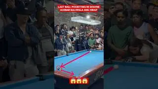 Ang Lupit Ng Pocketing Ni Shayne Acebar Baliwala Lang Ang Hirap 😱🎱🔥