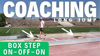 Box Step On Off On Drill - Long Jump Takeoff Drill
