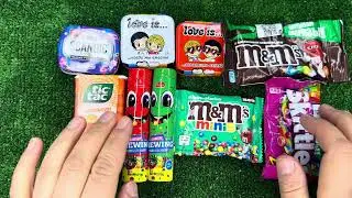 Asmr skittles love is tic tac #satisfying 