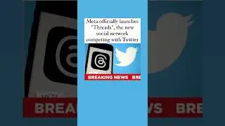 Meta unveiled an app to rival Twitter on Wednesday #shorts