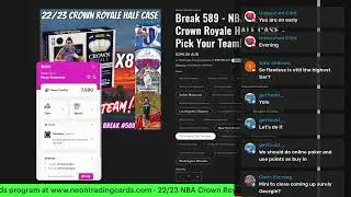 Introducing Neon Rewards - NBA Crown Royale & EPL Prizm / Select SELLING NOW