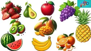 Learn Fruits for Kids &ndash; Apple, Banana, Mango & More!
