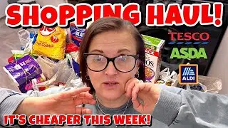 ** (£270) BIG Weekly Grocery HAUL 🛍️ ** | Cheaper Week | Shop with me at Tesco Aldi Asda!
