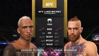 Charles Oliveira vs Conor McGregor | UFC Undisputed 3