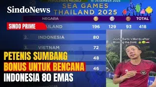 Petenis Sumbang Bonus untuk Korban Bencana Sumatra, Indonesia Penuhi Target 80 Emas di SEA Games