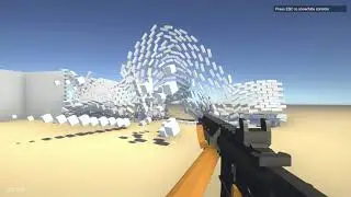 Low Poly M416 FPS Animations Test