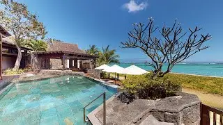 Vid&eacute;o 4K & Visite Virtuelle 3D Matterport de la Grand Beachfront Villa, JW Marriott Mauritius Resort