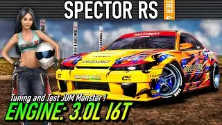 CarX Drift Racing 2 - SPECTOR RS - 3.0L I6T Tuning and test [OUTDATE]