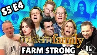 British Guys HILARIOUS Modern Family Reaction | Season 5 Episode 4 (Farm Strong)