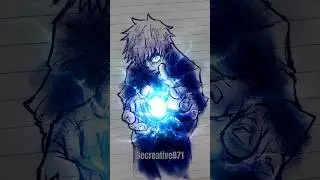 Drawing Gojo Satoru using 