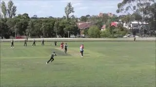 Charlie Aitken Flying Run Out