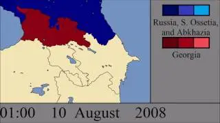 The Russo - Georgian War: Every Hour