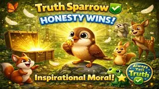 🕊️ The Honest Sparrow | Moral Story for Kids | TinyGuru Kids