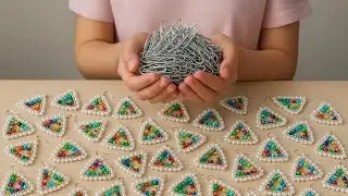 A simple paper clip! I make a lot of them and sell them all💰#craft #ideas #diy 