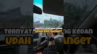 mantap kali istri bang kedan, udah pro banget #nyetirmobil #fortunerbensin