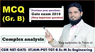 MCQ 19 gate 2019 complex analysis questions #gate_previous_year_question #pgt_exam #csir_net_math