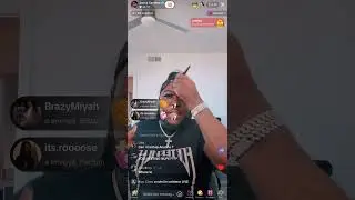 Santana live today, he puts on makeup while he's on the phone with Caresha | tiktok live 1/20/25