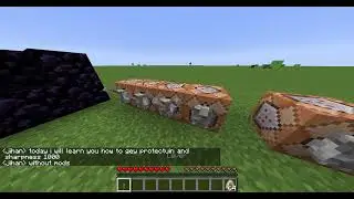 How to get sharpness 1000 and protection 1000 using command in minecraft.