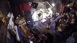 Behind the scenes stop motion product animation time lapse