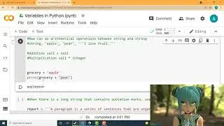 7.  Operations with a String Variable in Python