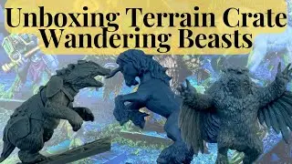 Unboxing Dungeon Adventurers Wandering Beast From Mantics Terrain Crate Range | Tabletop Gaming