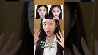 PHOTO ID MAKEUP! (Sorry repost😭) 증명사진 메이크업 🖤 #korean #shorts #makeup
