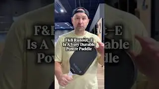 F&B Runout-E Pickleball Paddle is a very durable power paddle. ￼#pickleball