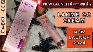 Lakme 9TO5 CC Cream Review | 2024 | how to use lakme 9 to 5 cc cream | New Launch 2024