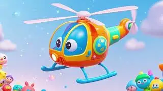 🚁 The Helicopter&rsquo;s Whirly Spin 2 | Fun Flying Song for Kids 🎶☁️