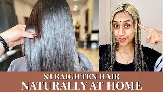Permanent Straightening At Home | Hair Straightening Mask |  Multani mitti hair pack DIY