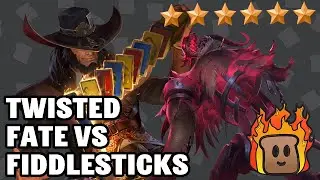 6 Star Twisted Fate vs Fiddle | Path of Champions