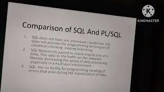 Difference between SQL and PL/SQL, Advantage of PL/SQL@tswisdomworld