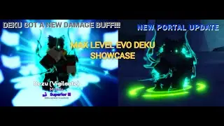 Deku Damage Buff | Max Level Evo Deku (Vigilante) Showcase | Anime Adventures | New Special Update